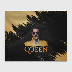 Плед флисовый Фредди Меркьюри Freddie Mercury Z, цвет: 3D-велсофт