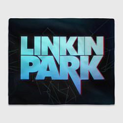 Плед флисовый Linkin Park, цвет: 3D-велсофт