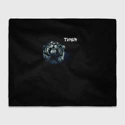 Плед флисовый Тигр, цвет: 3D-велсофт