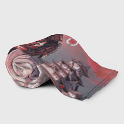 Плед флисовый Ghost of Tsushim Призрак Цусимы Z, цвет: 3D-велсофт — фото 2