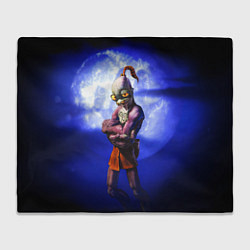 Плед флисовый Abe, цвет: 3D-велсофт