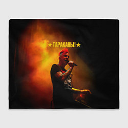 Плед флисовый Тараканы! Дмитрий Спирин, цвет: 3D-велсофт