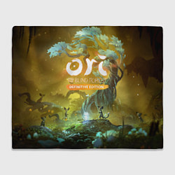 Плед флисовый Ori and the Will of the Wisps, цвет: 3D-велсофт