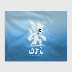Плед флисовый Ori and the Will of the Wisps, цвет: 3D-велсофт