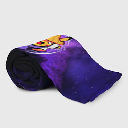Плед флисовый Пикачу прыжок в молниях, цвет: 3D-велсофт — фото 2