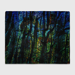 Плед флисовый Разноцветная гора, цвет: 3D-велсофт