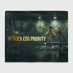 Плед флисовый Wonder Egg Priority Ai and Rika, цвет: 3D-велсофт