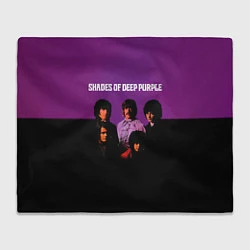 Плед флисовый Shades of Deep Purple, цвет: 3D-велсофт