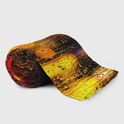 Плед флисовый В городе дождь, цвет: 3D-велсофт — фото 2