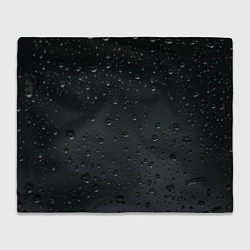 Плед флисовый Ночной дождь, цвет: 3D-велсофт
