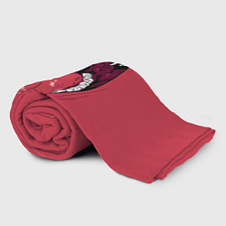 Плед флисовый Пасть красного хищника, цвет: 3D-велсофт — фото 2