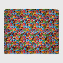 Плед флисовый Подарки на Праздник, цвет: 3D-велсофт