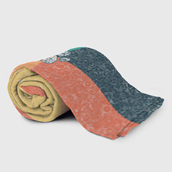 Плед флисовый Лапа на фоне АПВ 5 1 12, цвет: 3D-велсофт — фото 2