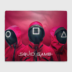 Плед флисовый Squid team, цвет: 3D-велсофт