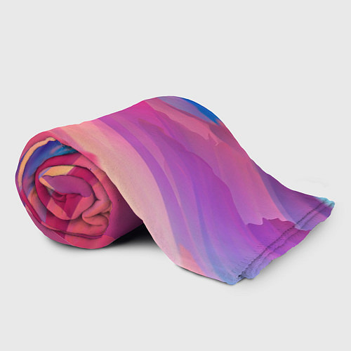 Плед Гармоничные цветовые волны / 3D-Велсофт – фото 2