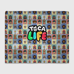 Плед флисовый Toca Life, цвет: 3D-велсофт