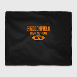 Плед флисовый Haddonfield High School 1978, цвет: 3D-велсофт