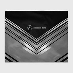 Плед флисовый Mercedes-Benz Текстура, цвет: 3D-велсофт