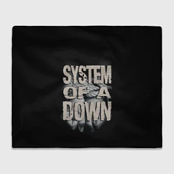 Плед флисовый System of a Down, цвет: 3D-велсофт