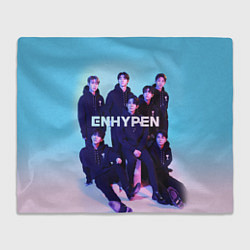 Плед флисовый ENHYPEN: Хисын, Джей, Джейк, Сонхун, Сону, Чонвон,, цвет: 3D-велсофт