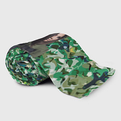 Плед флисовый Olga Buzova - camouflage, цвет: 3D-велсофт — фото 2