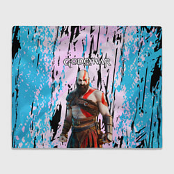 Плед флисовый God of War Бог войны, цвет: 3D-велсофт