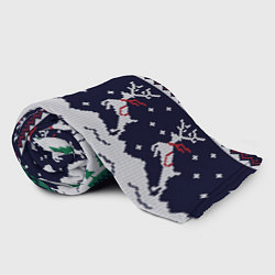 Плед флисовый СВИТЕР С ОЛЕНЯМИ DEER SWEATER, цвет: 3D-велсофт — фото 2