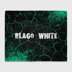Плед флисовый BLAGO WHITE - Краски, цвет: 3D-велсофт
