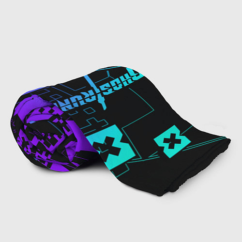 Плед Ghostrunner Neon / 3D-Велсофт – фото 2