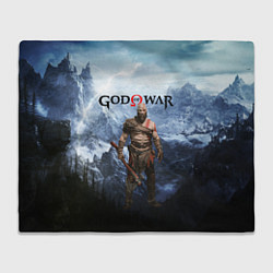 Плед флисовый Великий God of War Z, цвет: 3D-велсофт
