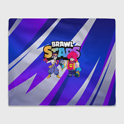 Плед флисовый FANG & GROM BRAWL STARS, цвет: 3D-велсофт