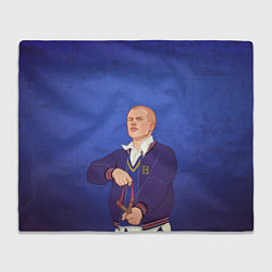 Плед флисовый Джимми Хопкинс Bully, цвет: 3D-велсофт