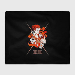 Плед флисовый HXH - Hunter x Hunter, цвет: 3D-велсофт