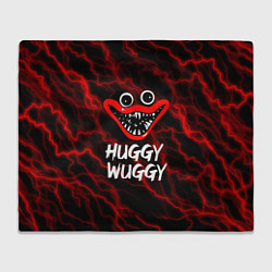 Плед флисовый Huggy Wuggy гроза, цвет: 3D-велсофт