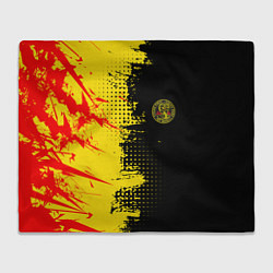 Плед флисовый Кобра Кай Cobra Kai, цвет: 3D-велсофт