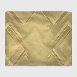 Плед флисовый Золотая абстракция, цвет: 3D-велсофт