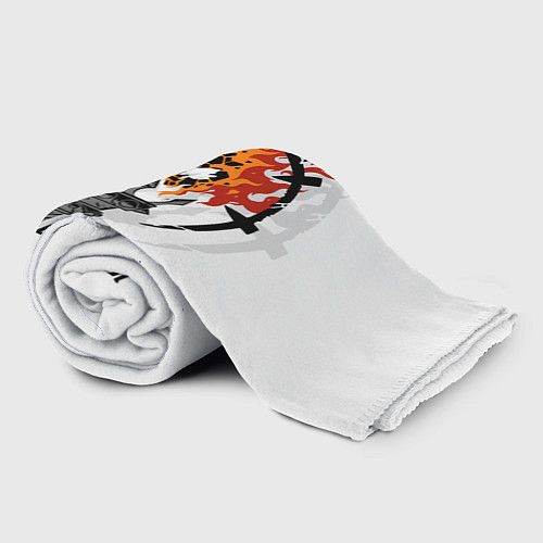 Плед Darkest Dungeon: skull logo / 3D-Велсофт – фото 2