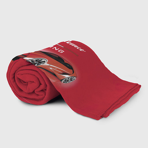 Плед Alfa Romeo - red dream! / 3D-Велсофт – фото 2