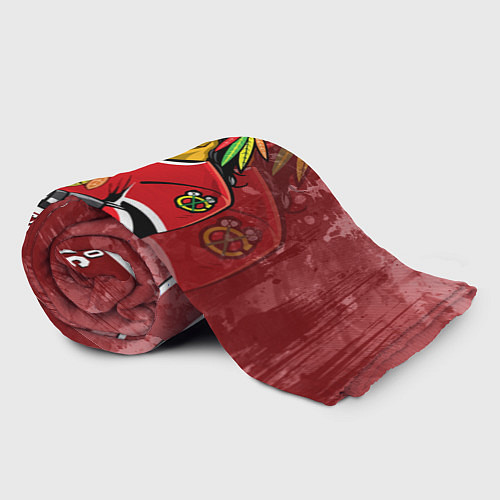 Плед Chicago Blackhawks , Чикаго Блэкхокс / 3D-Велсофт – фото 2