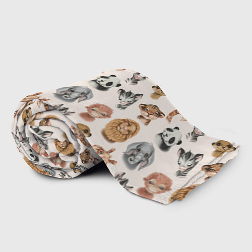 Плед Милые дикие животные / 3D-Велсофт – фото 2