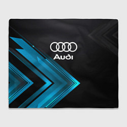 Плед флисовый Audi Sport, цвет: 3D-велсофт
