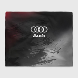 Плед флисовый Audi туман, цвет: 3D-велсофт
