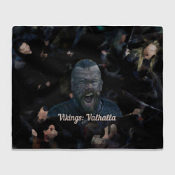 Плед флисовый Викинги: Вальхалла, цвет: 3D-велсофт