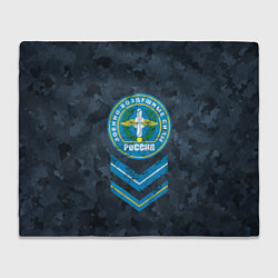 Плед флисовый Эмблема ВВС, цвет: 3D-велсофт