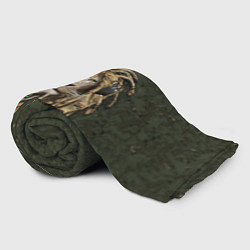 Плед флисовый Лев в дредах, цвет: 3D-велсофт — фото 2