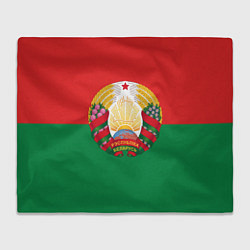 Плед флисовый Республика Беларусь, цвет: 3D-велсофт