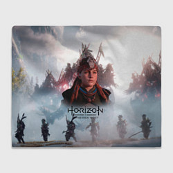 Плед флисовый Элой Horizon Forbidden West game, цвет: 3D-велсофт