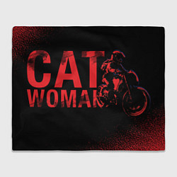 Плед флисовый CatWoman 2022, цвет: 3D-велсофт