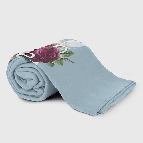 Плед Flowers Rose / 3D-Велсофт – фото 2