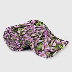Плед флисовый Лилии цветут, цвет: 3D-велсофт — фото 2